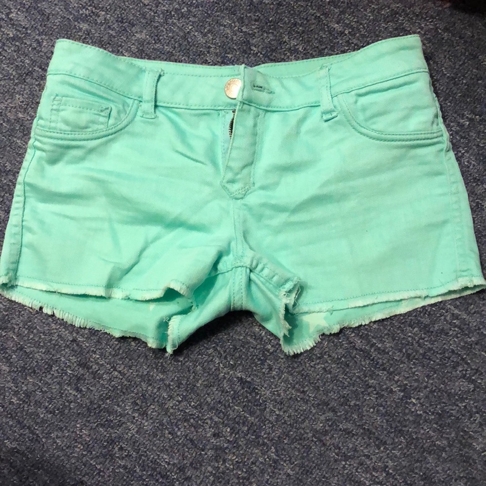 Flip side reversible mint shorts size 5 - Picture 1 of 4